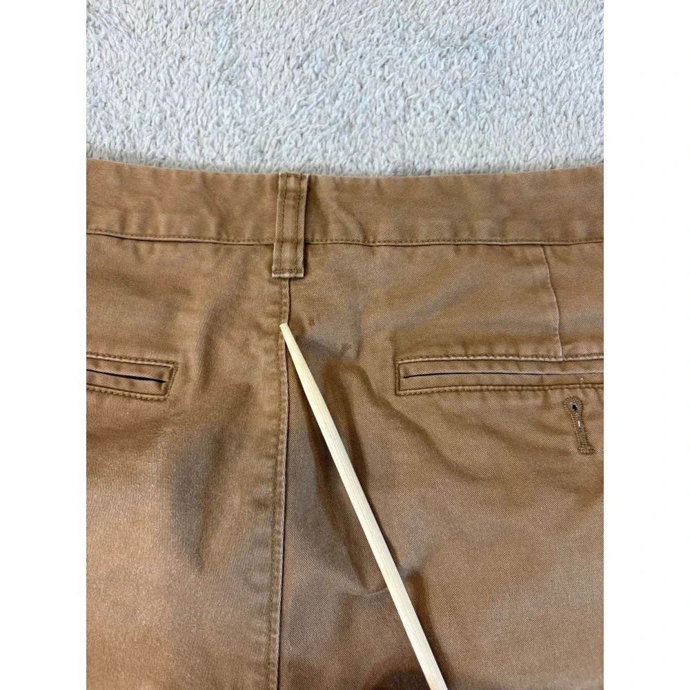 Bonobos Mens 32 (34) Washed Chino Shorts Lot 2 Pair Tan Burgundy Stretch 8